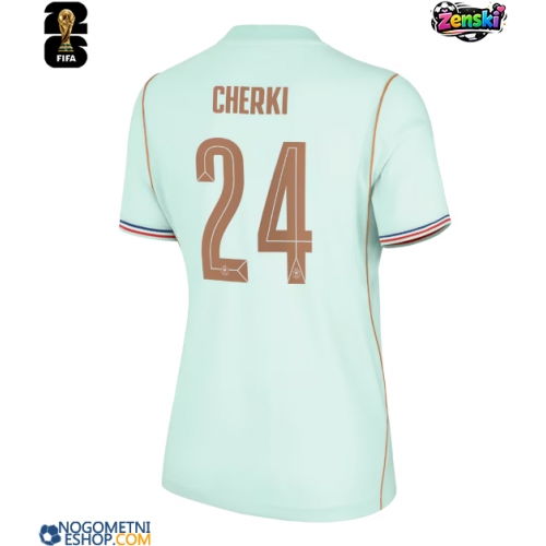 Ženski Nogometni dresi Francija Rayan Cherki #24 Gostujoči SP 2026 Kratek Rokav